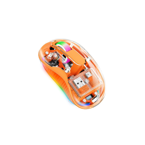 Picture of Transparent M333 Bluetooth/ Type-A / Type-C 2.4MHz Multimode Wireless Silent Mouse( Black )