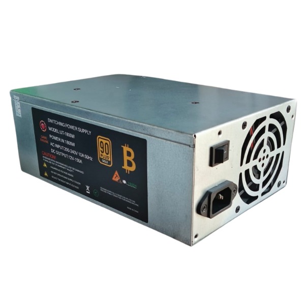Picture of UT-1800W 1800W ATX 90 Plus Gold Bitcoin Mining Power Supply