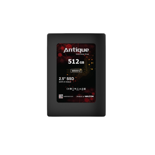 Picture of Walton Antique WS5512M 512GB 2.5” SATAIII SSD( Black )