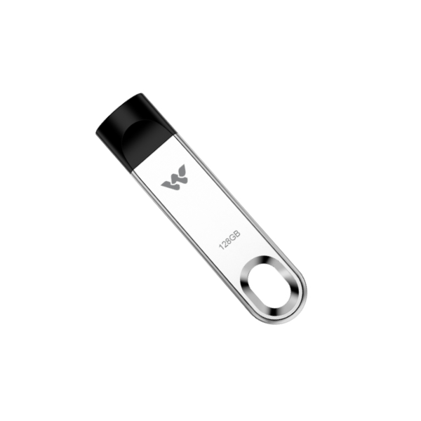 Picture of Walton Antique WU3128P040 128GB USB 3.0 High Speed Metal Feeling with Fashionable Pendrive( Silver )