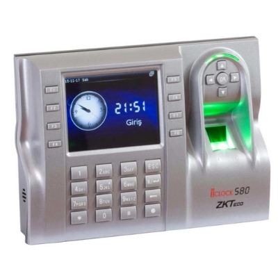 Picture of ZKTeco iClock580 Fingerprint Time Attendance Terminal with Adapter( Multicolor )