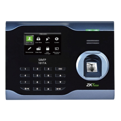 Picture of ZKTeco SilkFP-101TA Fingerprint Time Attendance Terminal with Adapter( Multicolor )