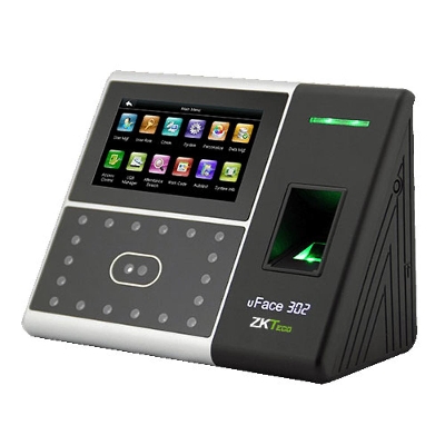 Picture of ZKTeco uFace302 Multi-Biometric Time Attendance Terminal  with Adapter( Multicolor )
