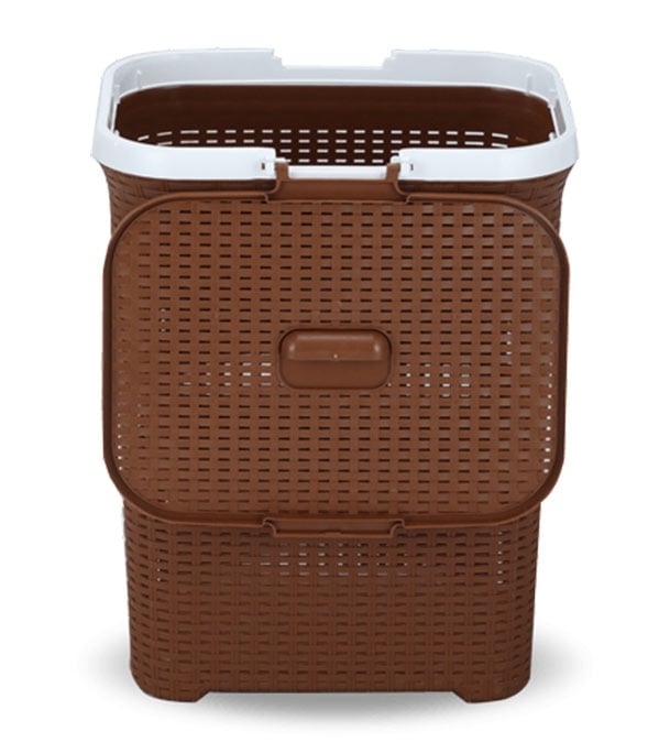 Picture of Caino Laundry Basket Medium-Eagle Brown 