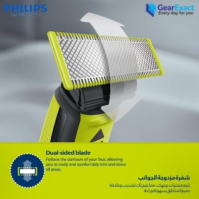 Picture of Philips QP2724/10 OneBlade Trim, Edge and Shave Any length of Hair for Men