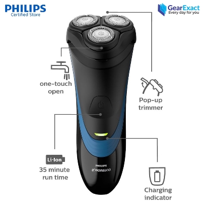 Picture of Philips S1560/81 Norelco Dry Electric Shaver Series 2000 for Men