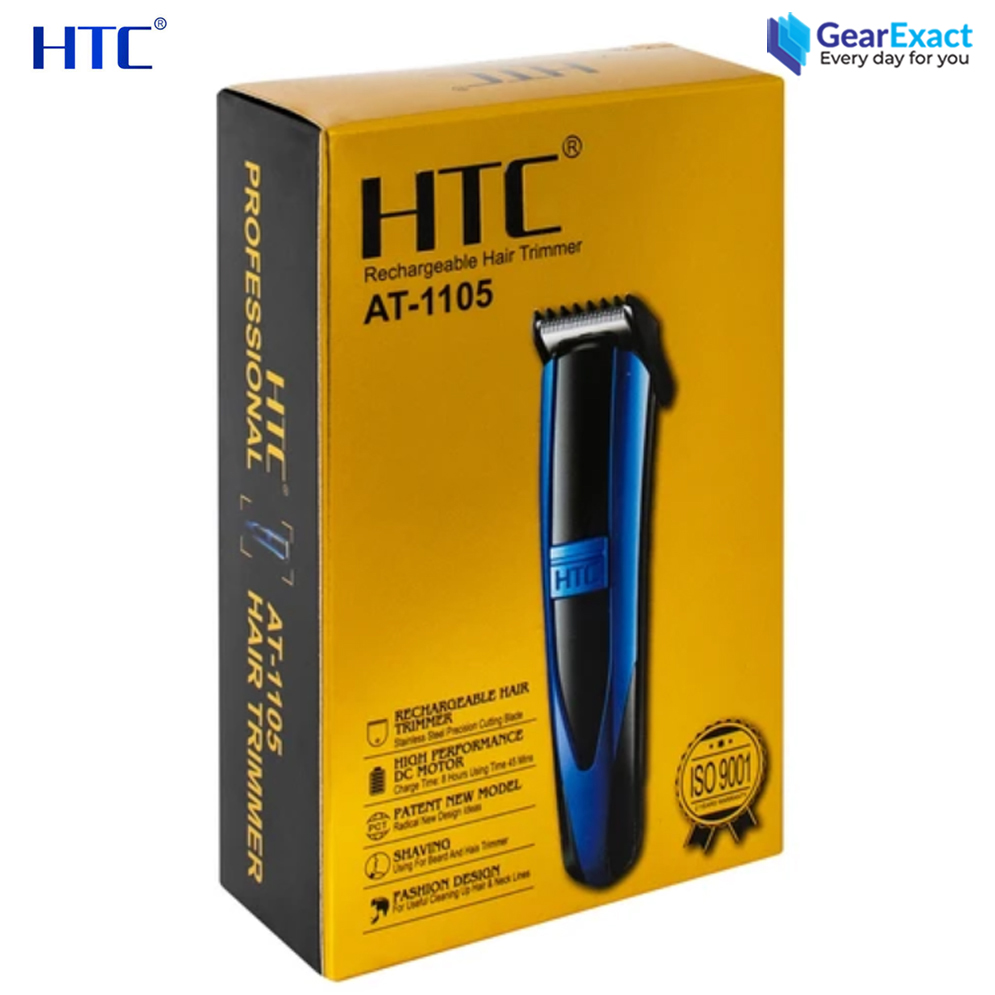 Picture of HTC AT-1105 Rechargeable Beard Trimmer and Hair Clipper for Men