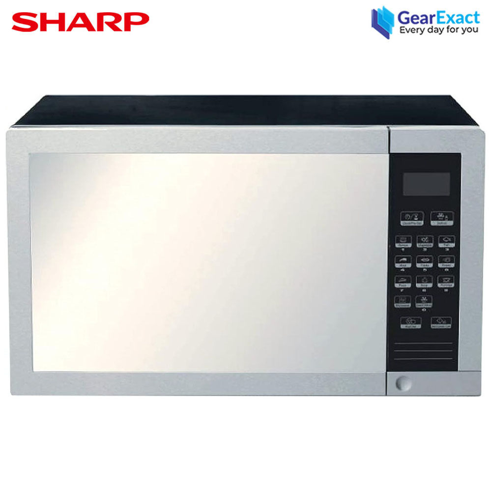 Picture of Sharp R-77AT(ST) Digital Combination Microwave Oven with Grill | 34-Liter