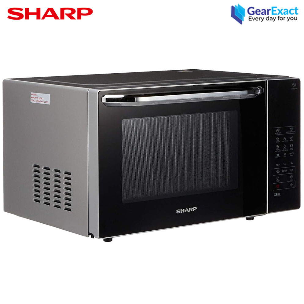 Picture of Sharp R-72E0(S) Microwave Oven with Grill | 25-Liter ( Black )