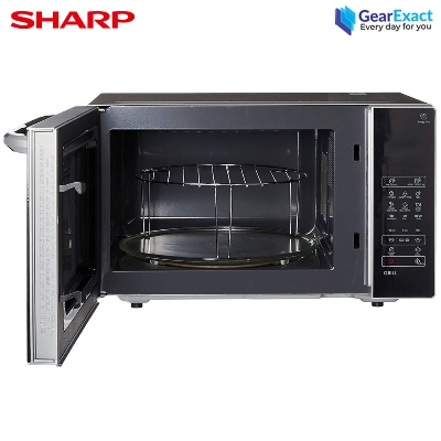 Picture of Sharp R-72E0(S) Microwave Oven with Grill | 25-Liter ( Black )