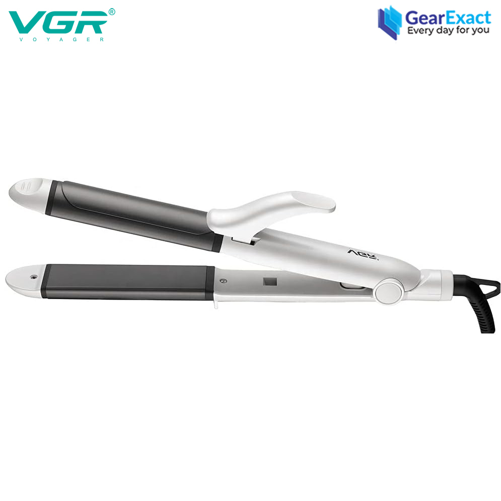 Picture of VGR V-558 StyleCare Essential 2-in-1 Hair Straightener and Curler with Negative Ions for Women