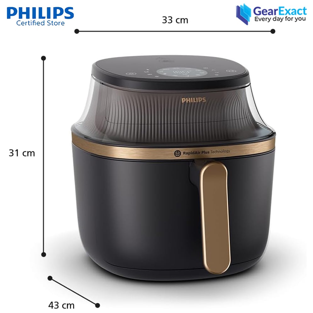 Picture of Philips NA332/09 Airfryer 3000 Series, See-through Cooking Window, Touchscreen, RapidAir Plus Technology ( Black )
