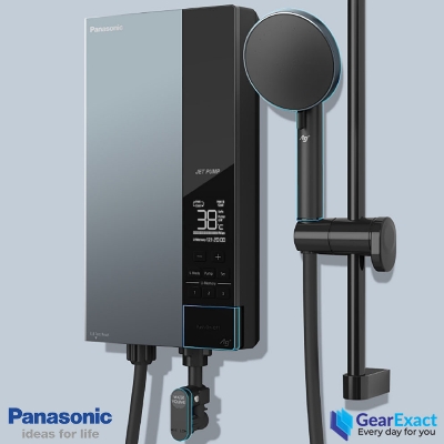 Picture of Panasonic DH-3UDP1MZ U-Mode, DC Pump Water Heater and Home Shower, Blissful Showers for Comfort & Wellbeing ( Dark Metallic Navy )