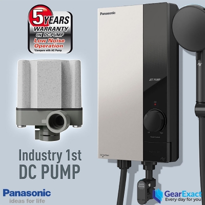 Picture of Panasonic DH-3UP1MS U Series Jet Pump Home Shower Blissful Showers for Comfort & Wellbeing ( Skin Silver )