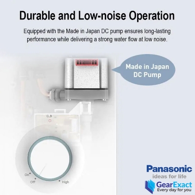 Picture of Panasonic DH-3VP1MW V Series DC Pump Home Shower Safe, Clean & Quiet Showers for Everyone ( Matt White )