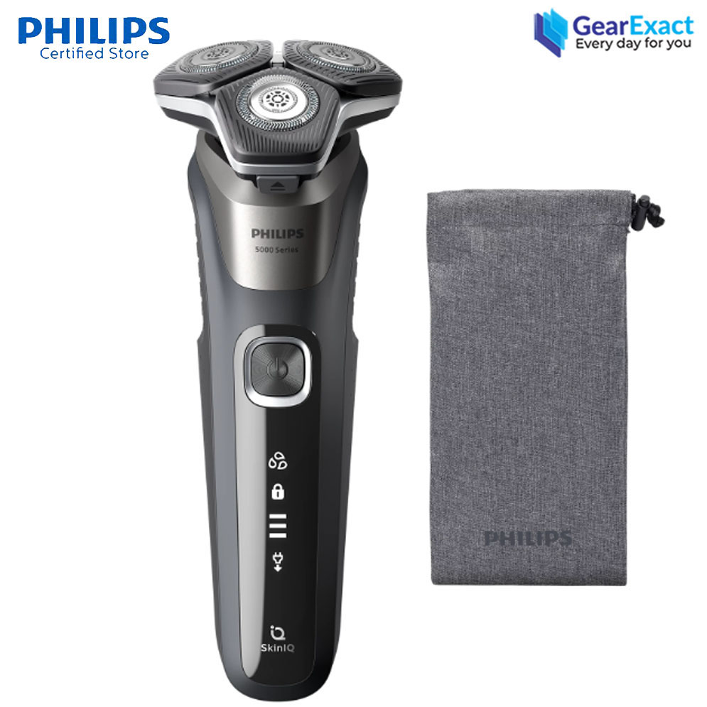 Picture of Philips S5887/10 Wet and Dry Electric Shaver with Smart SkinIQ Technology Series 5000 for Men