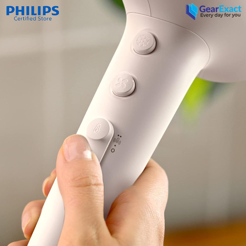 Picture of Philips BHD500/00 Essential DryCare Hair Dryer with ThermoShield technology 5000 Series for Women ( White )