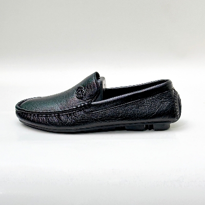 Picture of New Stylish Comfortable Loafer Rubber Sole Summer and Winter Wind Proof Shoe For Men - Black - Black