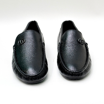 Picture of New Stylish Comfortable Loafer Rubber Sole Summer and Winter Wind Proof Shoe For Men - Black - Black