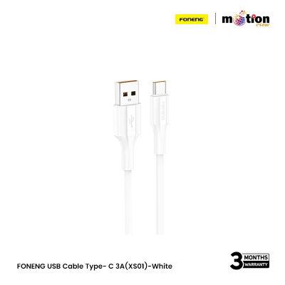 Picture of FONENG USB Cable Type- C 3A (XS01)- White