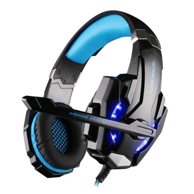 Picture of KOTION EACH G9000 3.5mm Gaming Headphone With Mic LED Light (Black-Blue )