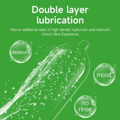 Picture of GJG10 Classic Series Thin Large Double Layer Lubrication Condoms - 3pcs/Box (A lot of oil )
