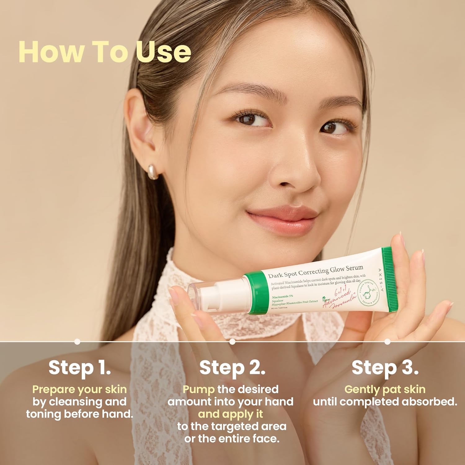 Picture of AXIS-Y Dark Spot Correcting Glow Serum 50ml / 1.69 fl. oz | Brightening Serum | Korean Skincare, Dark Spot Treatment, Hyperpigmentation Treatment
