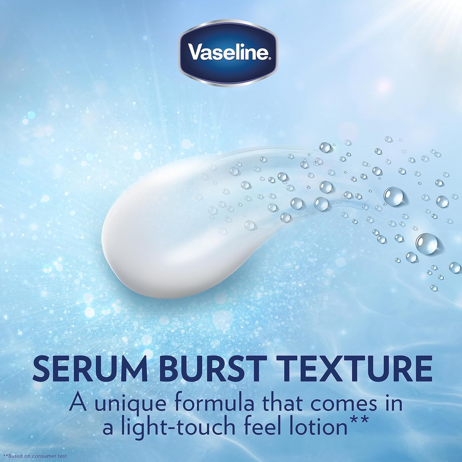 Picture of Vaseline Essential Even Tone Body Lotion Smooth Radiance, Gluta-Hya Serum Burst, 10X More Powerful than Vitamin C, Deeply Moisturising, 200ml