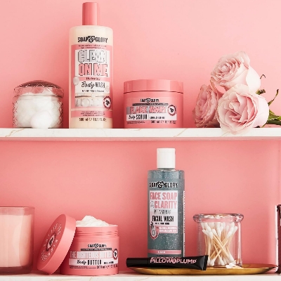 Picture of Soap & Glory Face Soap and Clarity 3-In-1 Daily Detox Vitamin C Facial Wash, 350 ml