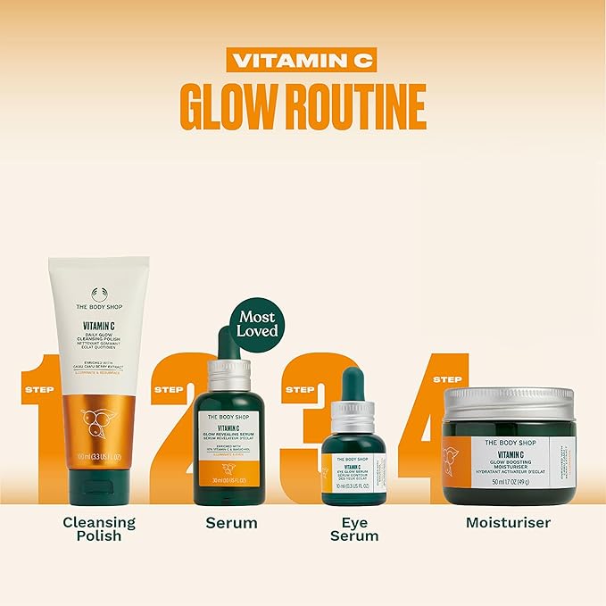Picture of The Body Shop Vitamin C Glow Boosting Moisturiser For Unisex, 50.27 ml