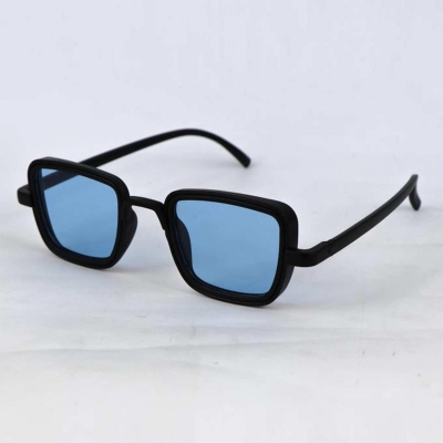 Picture of Blue Lens White frame Kabir Singh Sunglasses For Men( Blue )