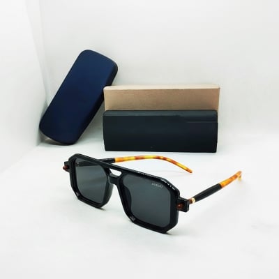 Picture of 2023 Men's Retro Sunglasses Brand Designer High Quality Frame Sunglasses Protective Driving Glasses( Black )