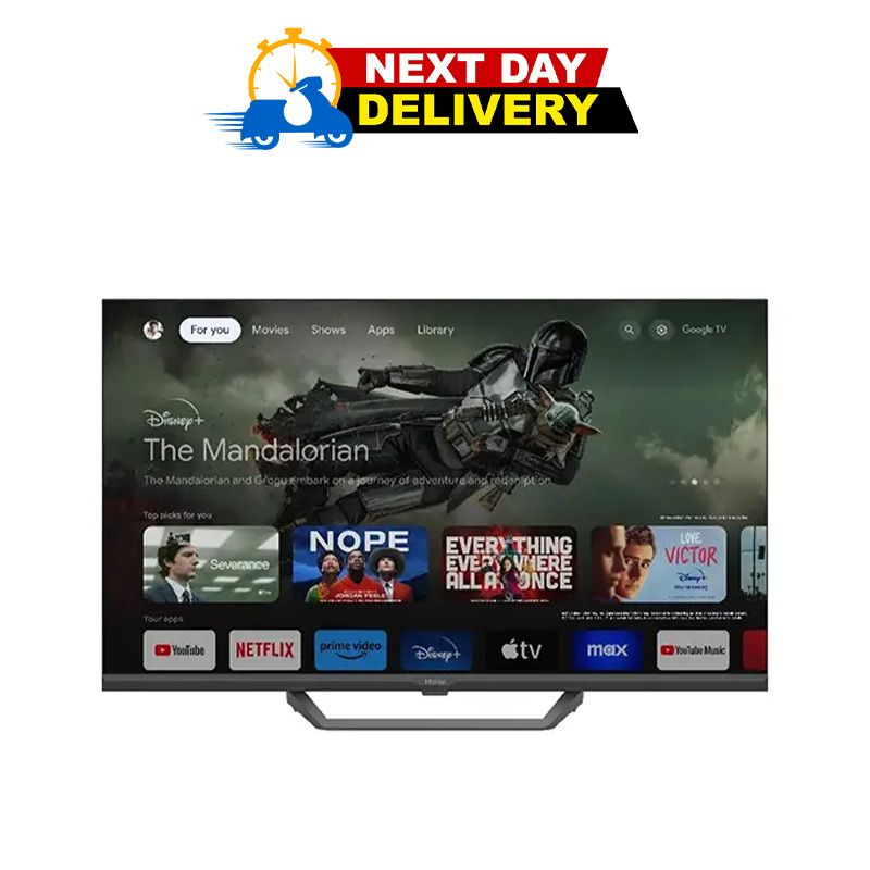 Picture of Haier 43" QLED 4K Google TV with Dolby Audio (H43S80EUX)