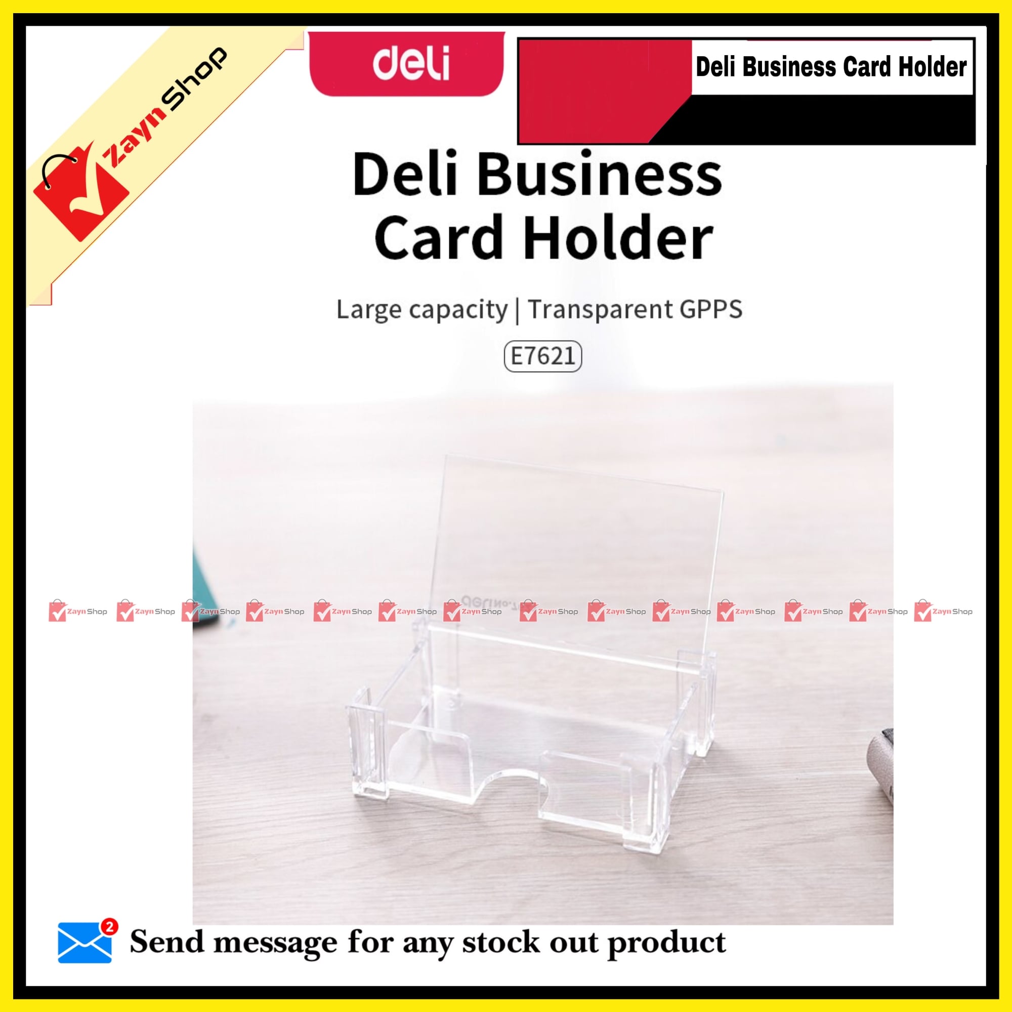 Picture of Deli Business Card Holder E7621