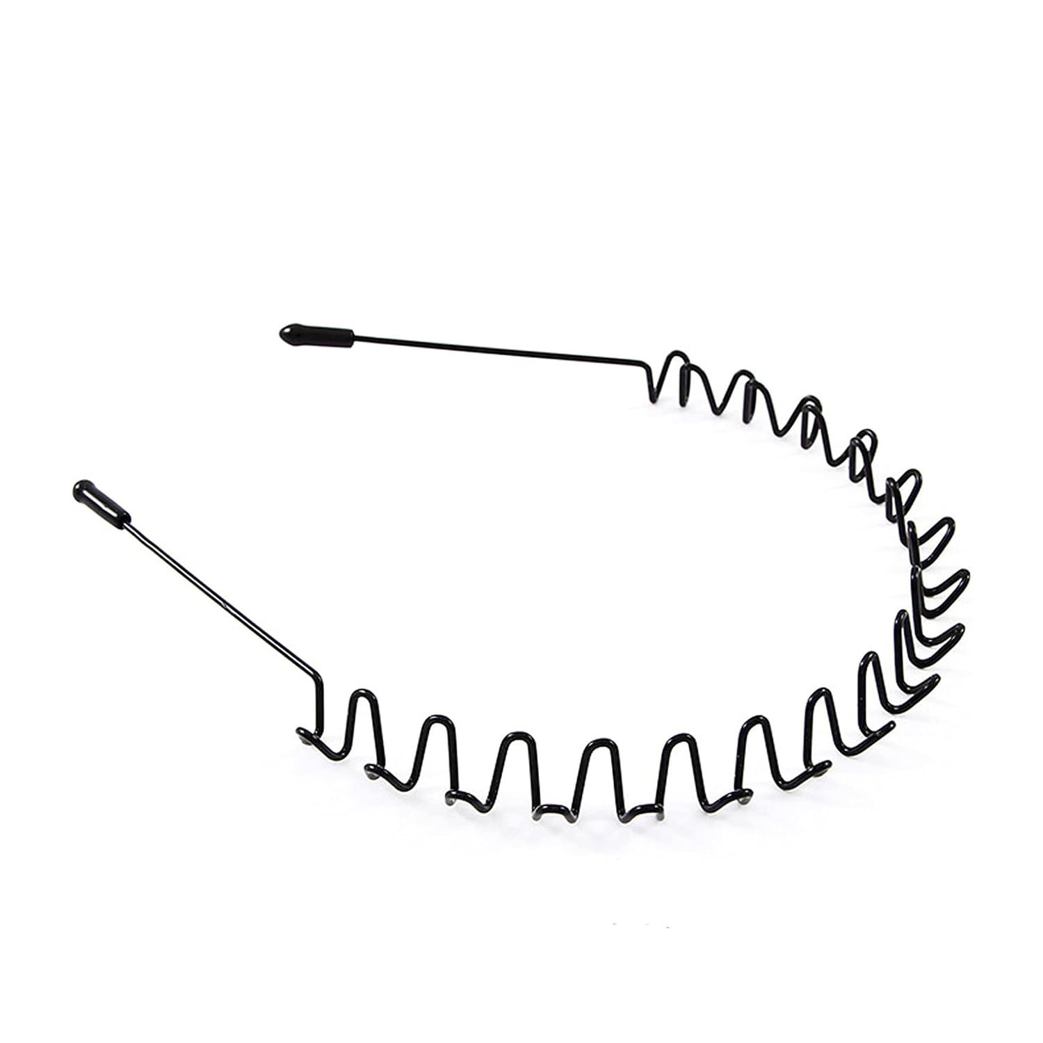 Picture of Metal Hair Band - Black Zigzag Headband - 1 Piece for Stylish Men and Women