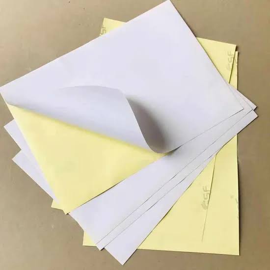 Picture of Offset Sticker Paper A4 Size Self Adhesive Label white color 10 pcs