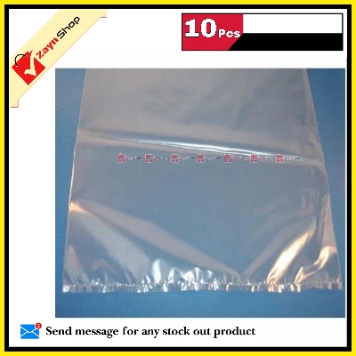 Picture of Liner Transparent poly Bag Size 18x24 Trash Bag 10 pcs