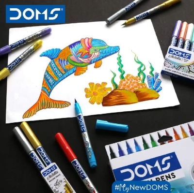 Picture of DOMS Brush Pens Colour 14 Shades