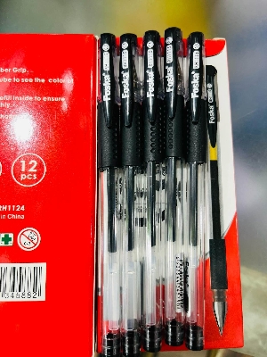 Picture of FOSKA Gel Pen 0.5mm Black ink 12PCS