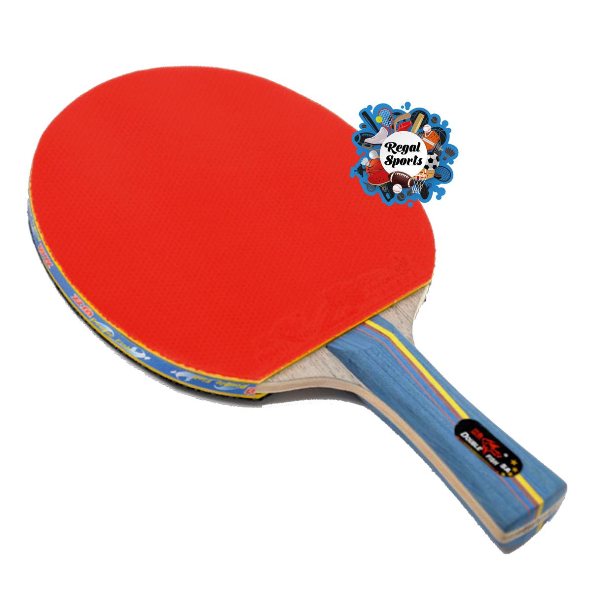 Picture of Table Tennis Bat - Double Fish - 5A-C - 1 Pcs - Red