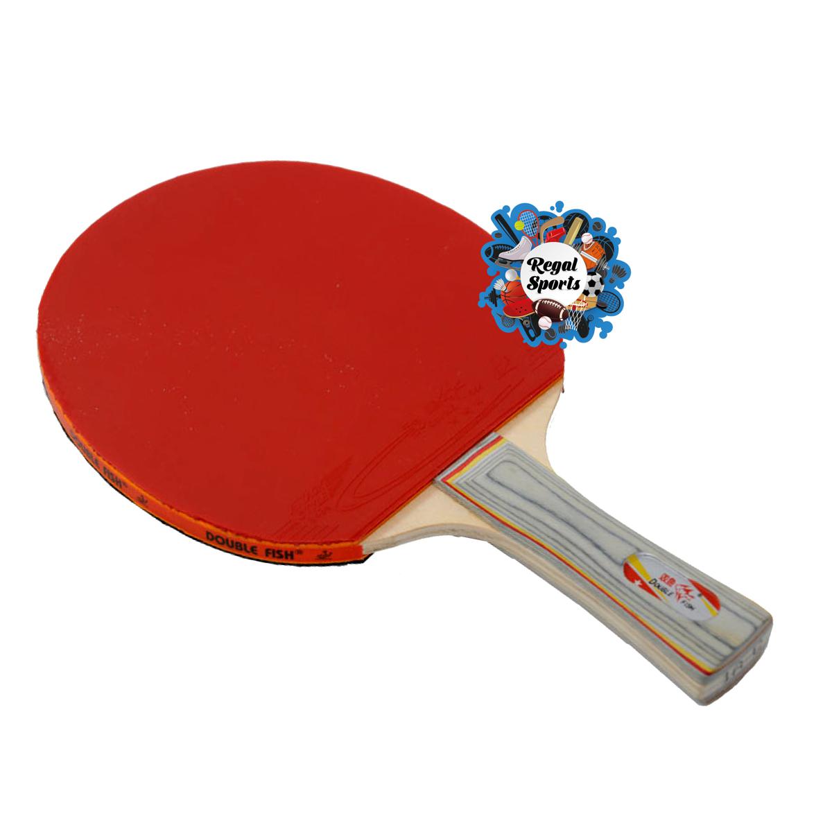 Picture of Table Tennis Bat - Double Fish - 1A-C - 1 Pcs - Red