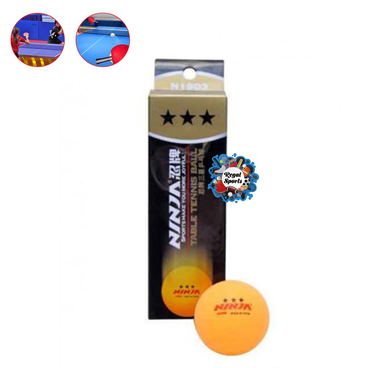 Picture of Table Tennis Ball - Ninja - N1903 - Orange - 3 Pcs - Orange