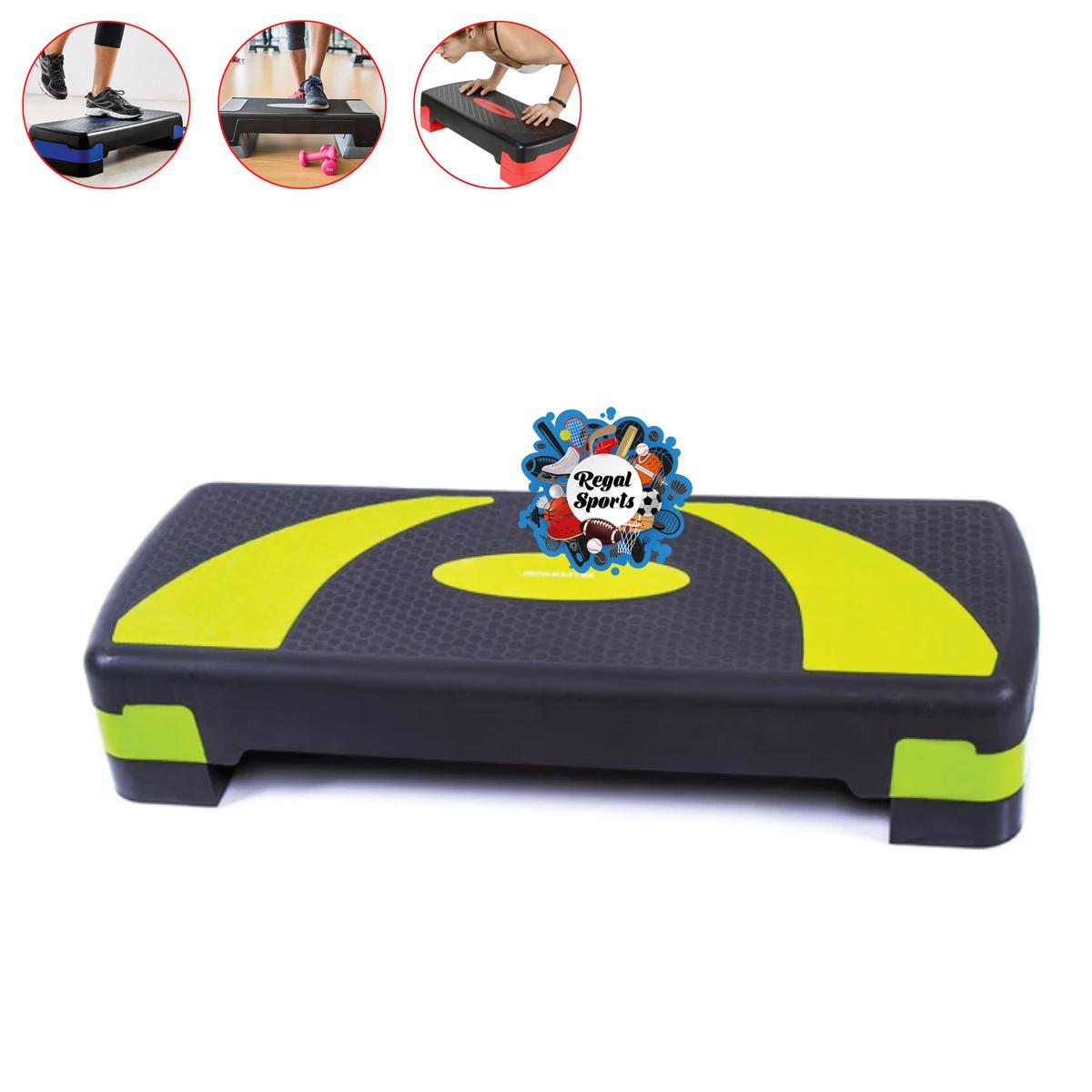 Picture of Adjustable Aerobic Stepper - Yellow Green - Black