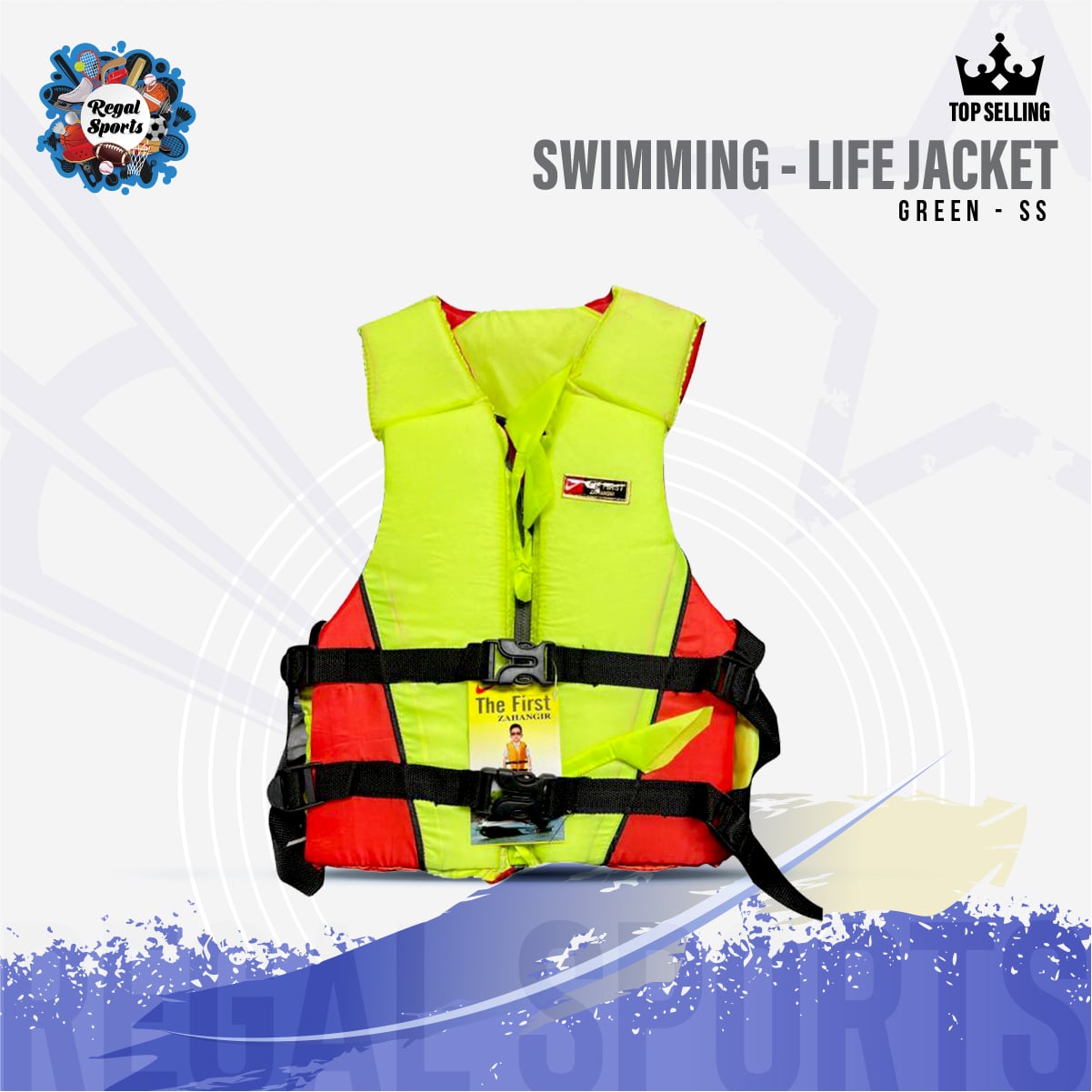 Picture of Swimming - Life Jacket - Green - SS - Green