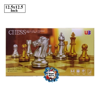 Picture of Chess Board - Magnetic & Folding - 4812-A - 12.5 inch - Multicolor