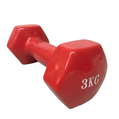 Picture of Premium Quality 3kg Vinyl Dumbbell 1 pcs - Red