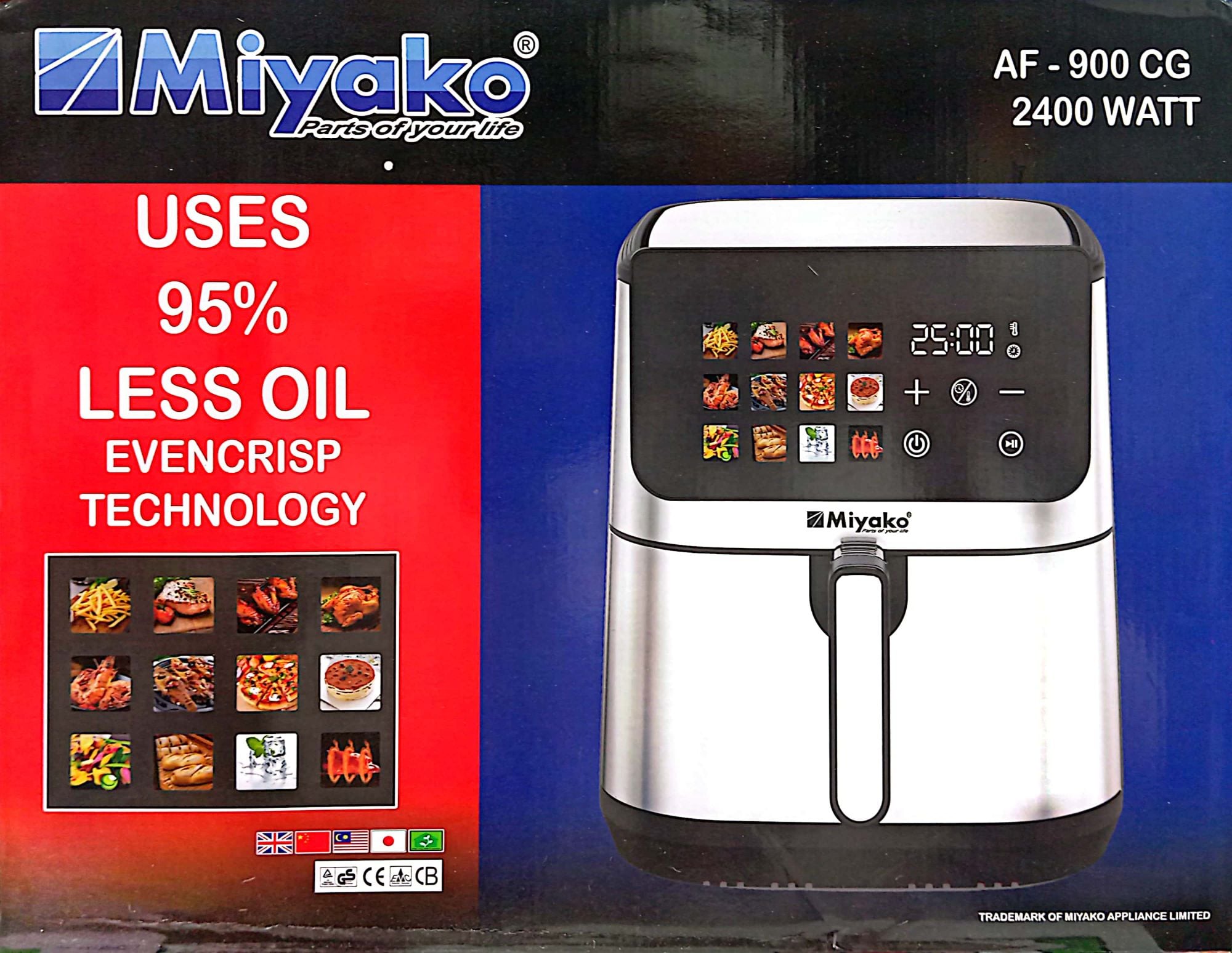 Picture of Miyako Exclucive Air Fryer 9L 900-CG