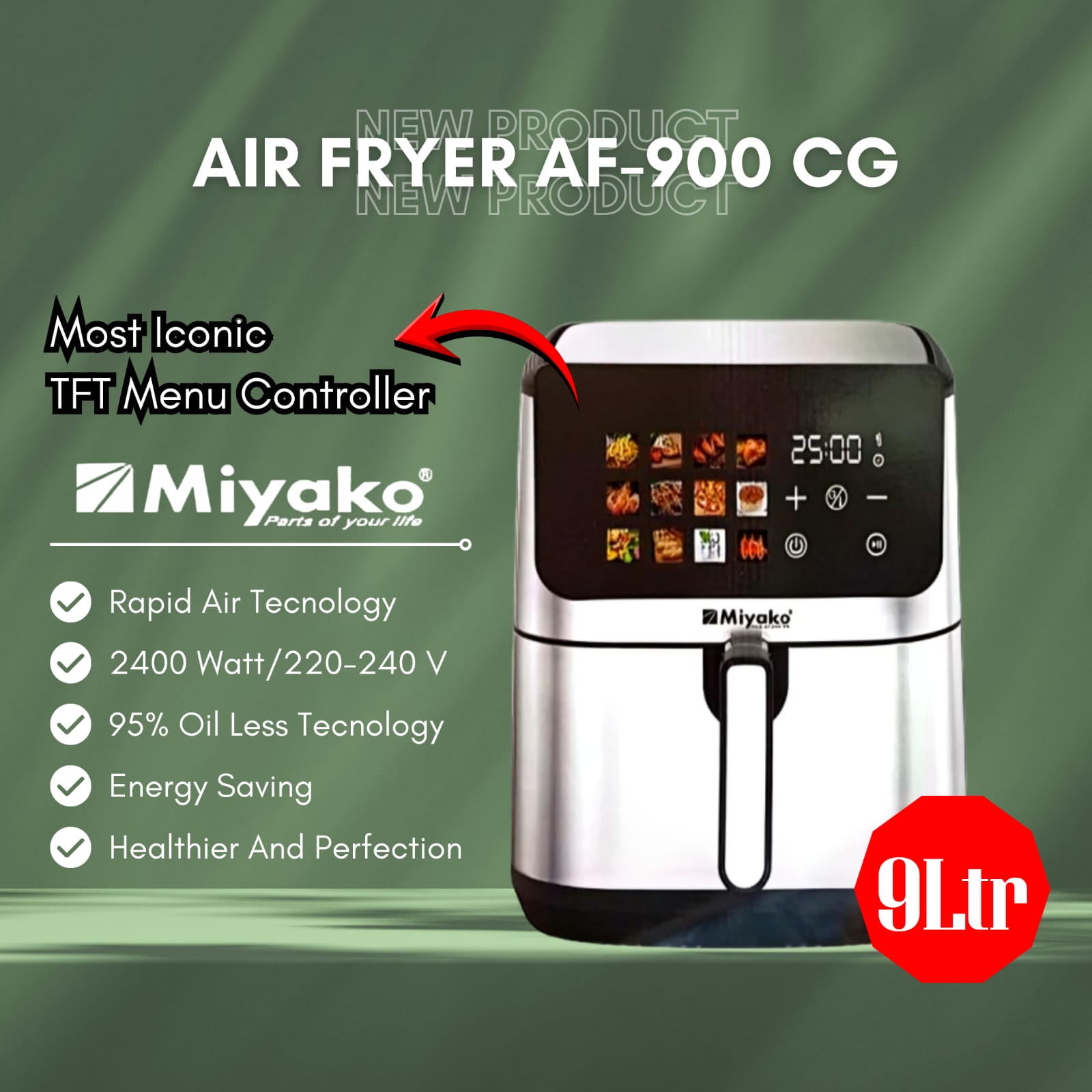 Picture of Miyako Exclucive Air Fryer 9L 900-CG