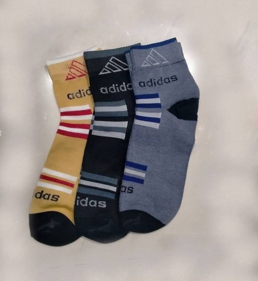 Picture of 3 Pairs Men’s Merino Wool Ankle Socks – All Season Comfort & Durability ( Multicolor )