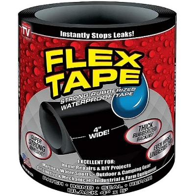 Picture of LEEWENYAN Repair Tape Silicone Bonding,Waterproof Flex Tape Strong Bond Instantly Stop Leakage Rubber Tape, Electrical Tape, Waterproof Seal for Leaking Pipes, Quick Stop Leaks (Black) ( Black )